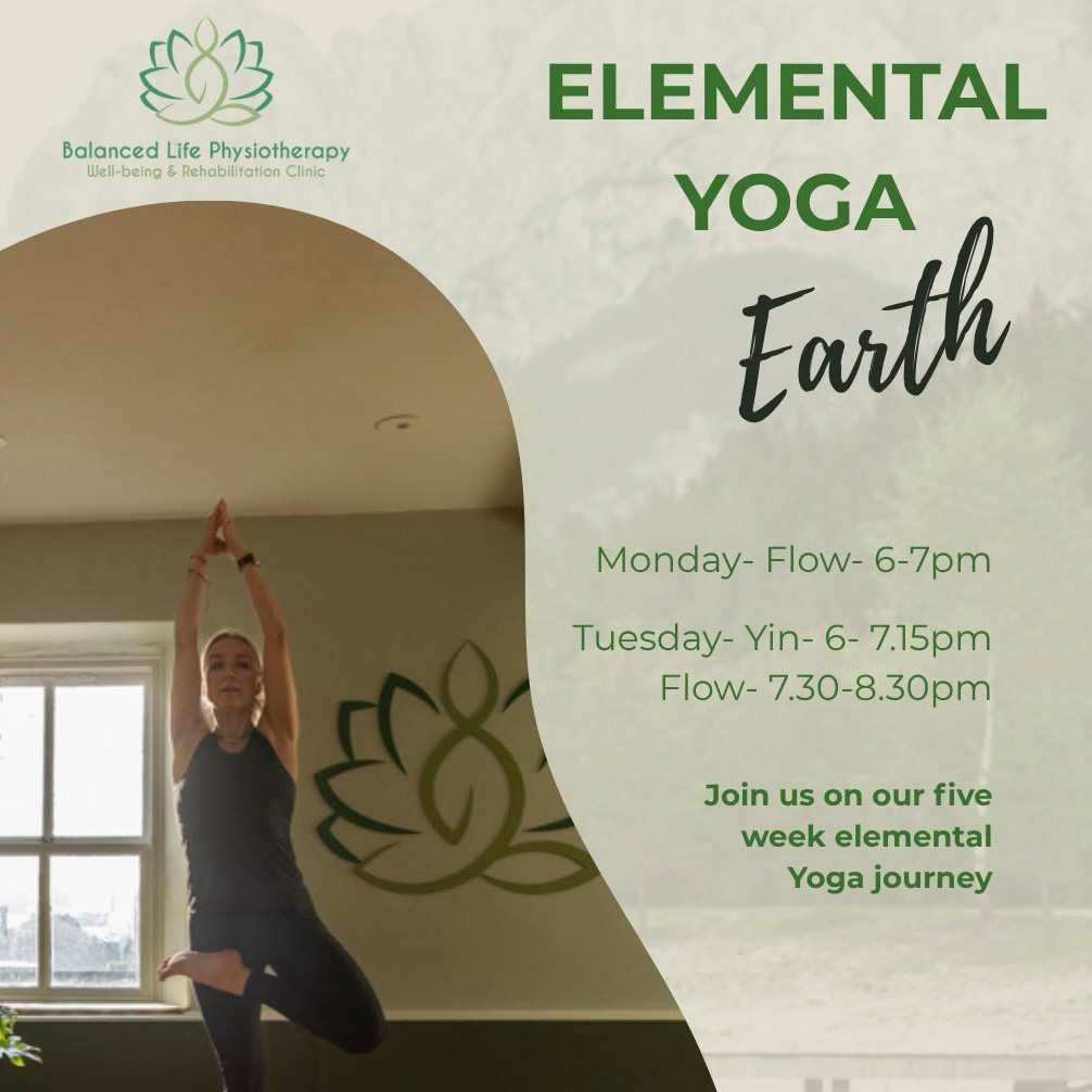This week, we will begin with the element of earth, so join us for a grounding immersion of calm on the yoga mat.